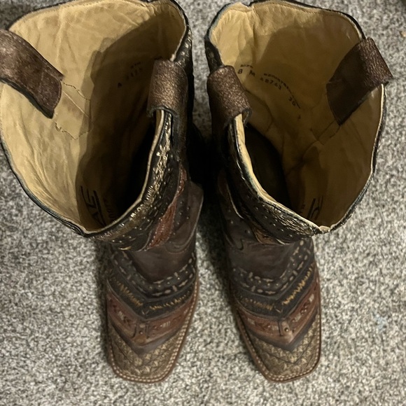 Corral square toe cowgirl boots - Picture 2 of 5